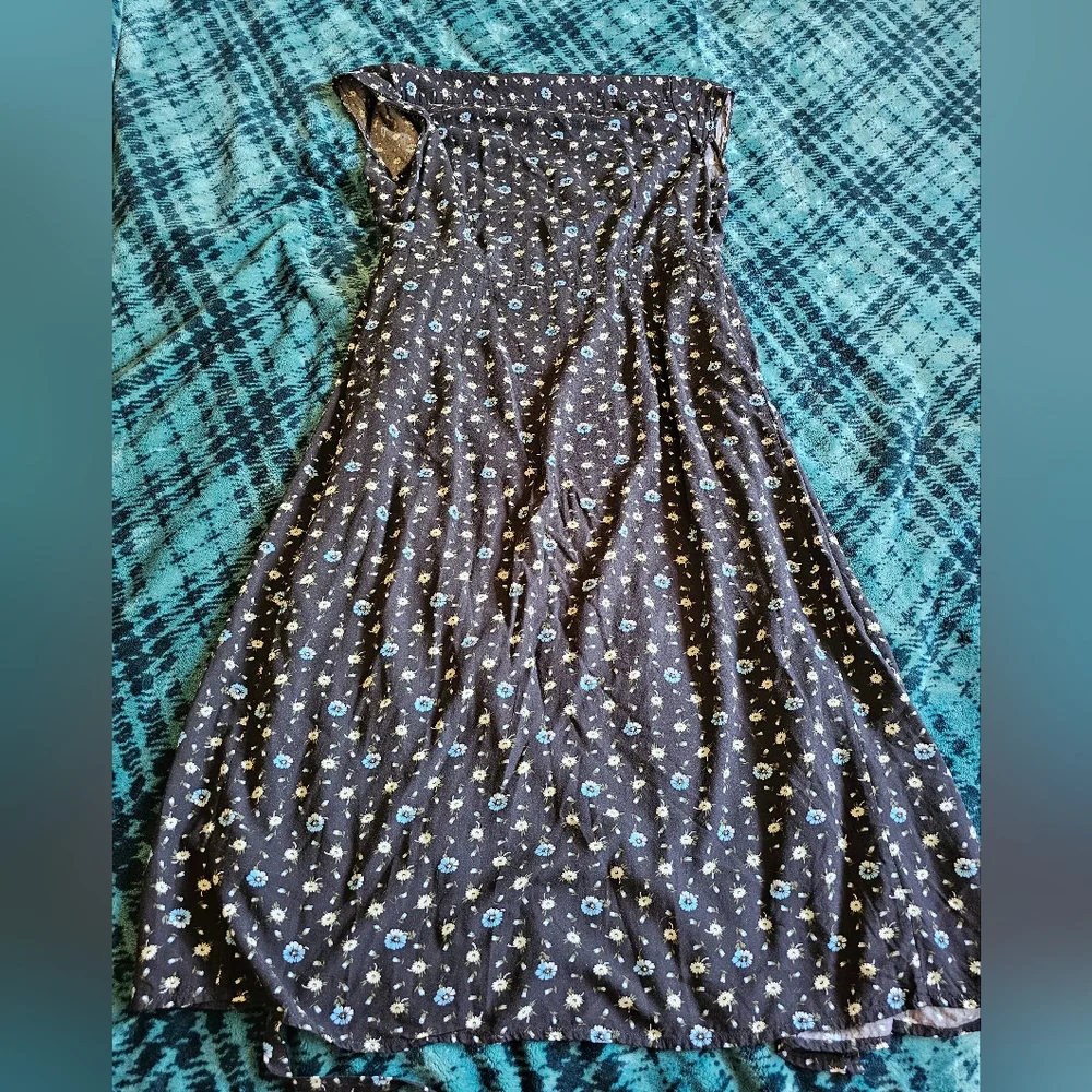 Mercantile by J.Crew floral‎ viscose midi dress size M